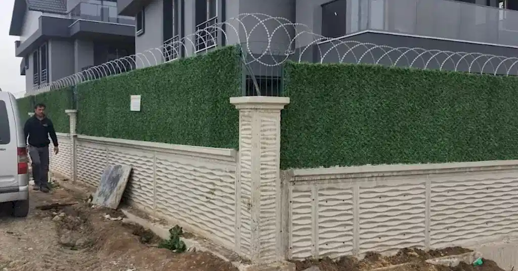 120 cm x 5 mt Çim Çit Yeşil Bahçe Çiti