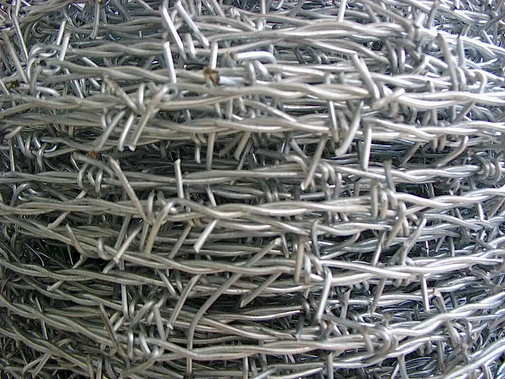 Galvaniz Dikenli Tel