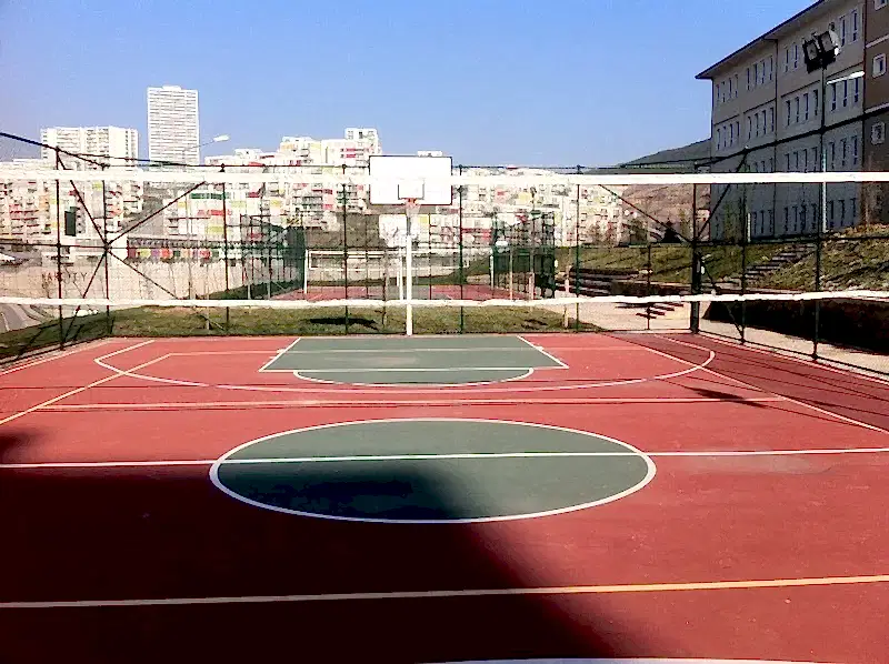 Voleybol sahası yapımı