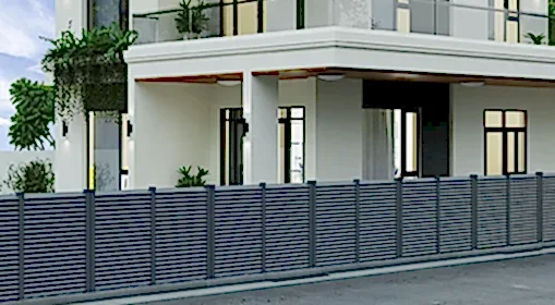Galvaniz Panel Panjur Çit 80 CM