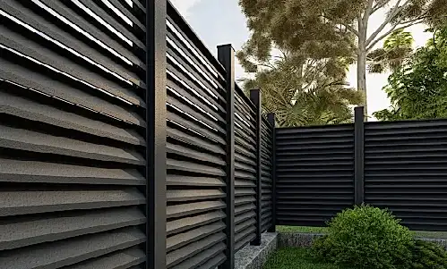 Panjur Galvaniz Panel Çit, Bahçe Çiti 100 cm