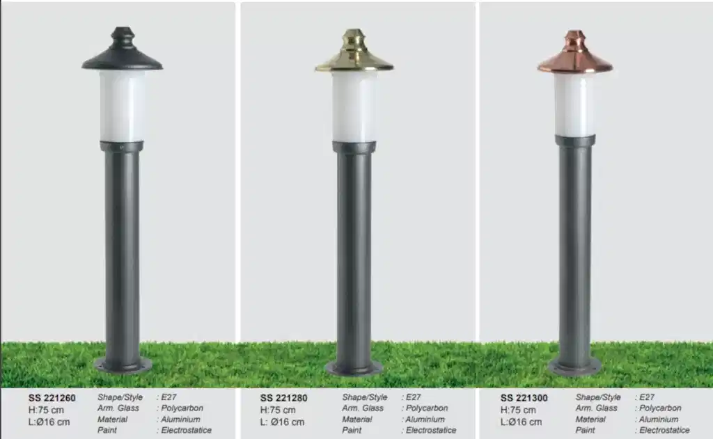 Bollard aydınlatma klasik