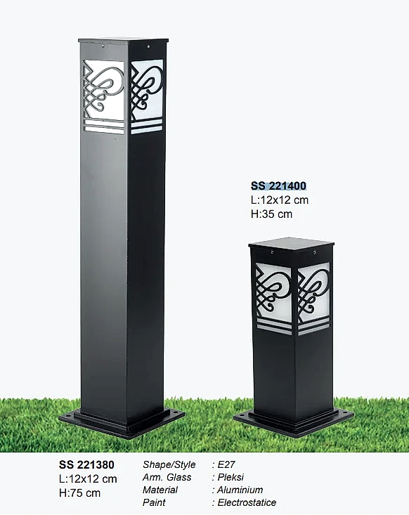 Bollard aydınlatma dekoratif