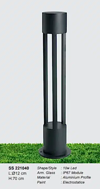 Bollard aydınlatma direkleri