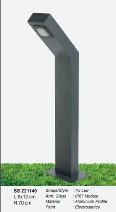 Bollard aydınlatma armatürleri