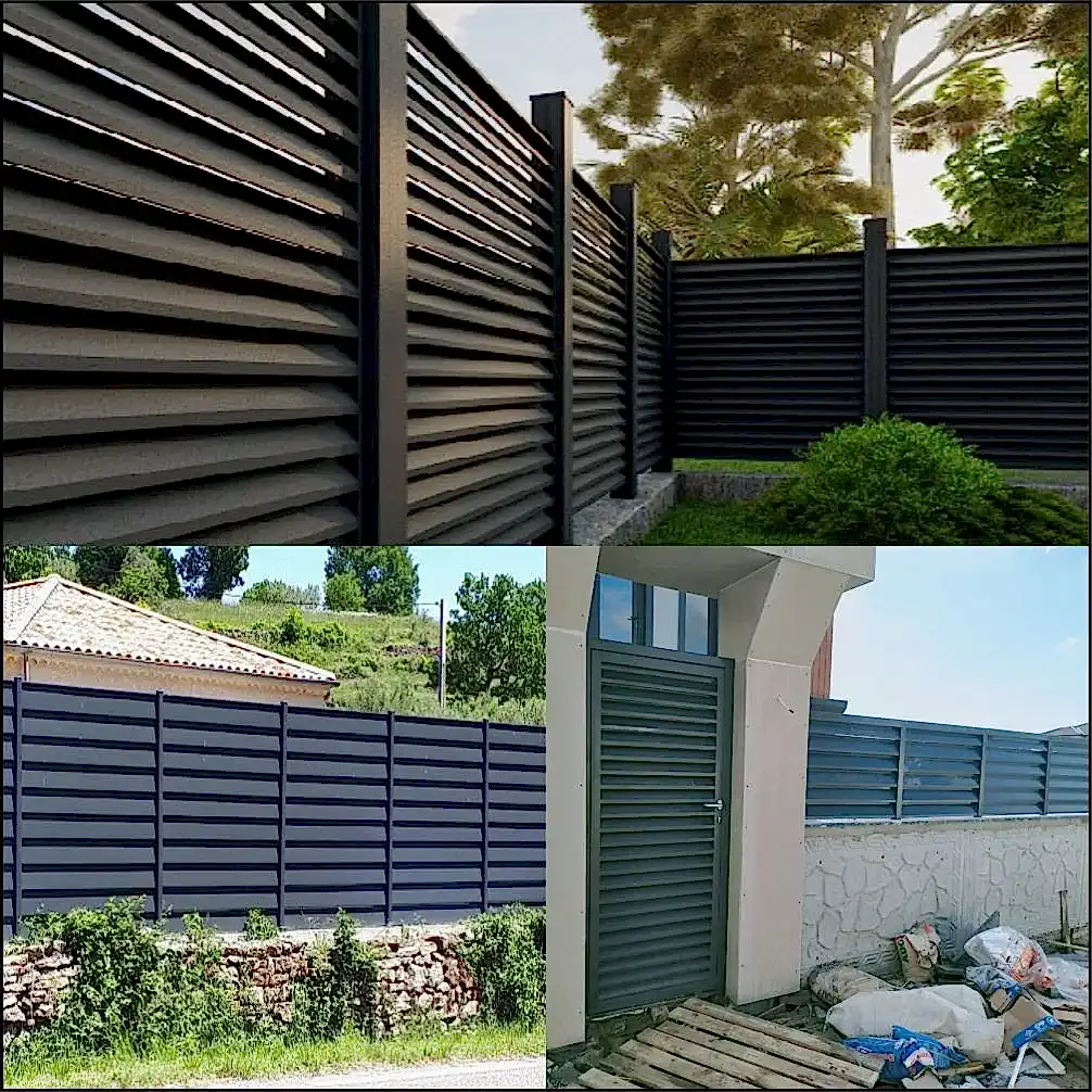 Dekoratif Panjur Çit Villa Bahçe Çiti 60 CM